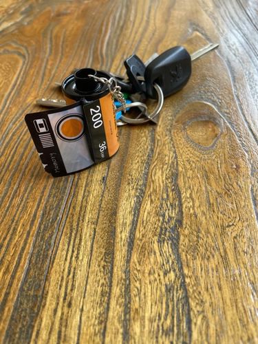 Customer photo review of מחזיק מפתחות פילם אישי