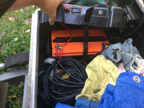 Customer photo review of iTECH120X 12V 120Ah Lithium Ion Battery LiFePO4 Deep Cycle Camping RV Solar