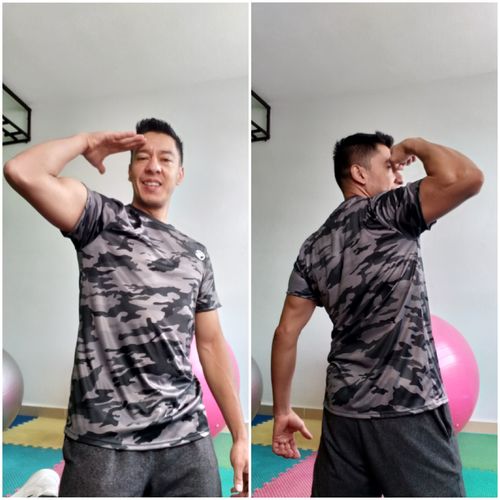 Customer photo review of Playera Deportiva TFIT 101 Caballero