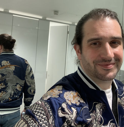 Customer photo review of Double Dragon & Phoenix Sukajan Souvenir Jacket