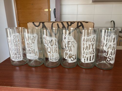 Customer photo review of Viral Juego de 6 Vasos