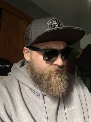 Customer photo review of Classic Trucker - Blacked Out