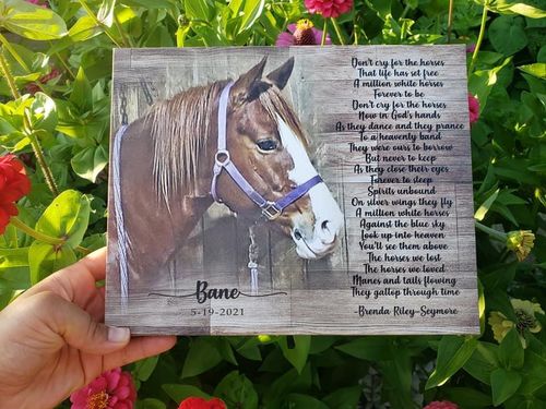 Customer photo review of Wooden Animal Portrait Sign | Personalized Canvas Wall Art