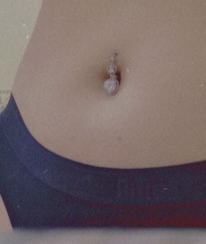 Customer photo review of Diaphanous Love Reverse Belly Bar