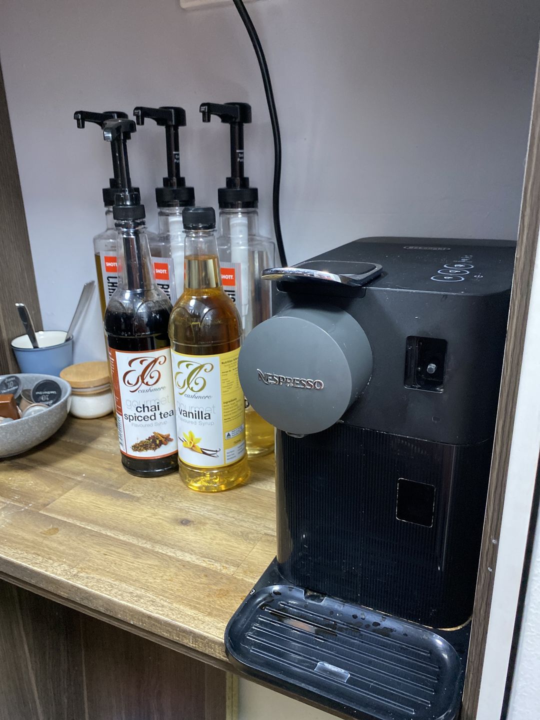 Customer photo review of Spiced Chai Syrup