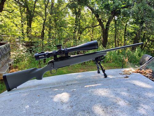 Customer photo review of Sniper KT 5-40X56 SAL Rifle Scope 35mm Tube Side Parallax Adjustment Glass Etched Reticle Red Green Illuminated with Scope Rings