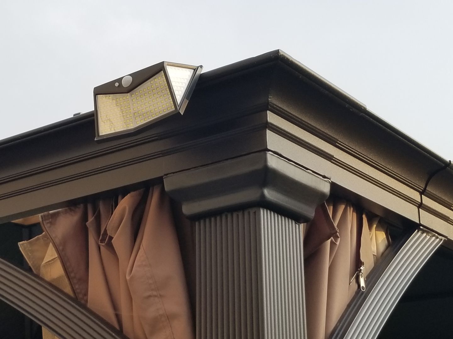 Customer photo review of BigM Heavy Duty LED 212 Solar Security Light With Motion Sensor for Outdoor, Front Yard, Backyard
