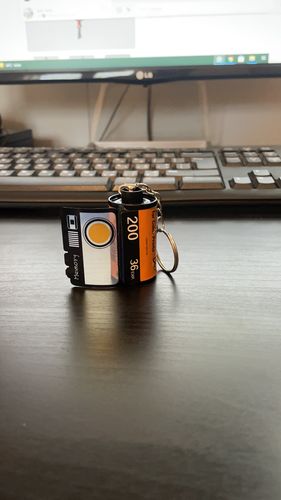 Customer photo review of מחזיק מפתחות פילם אישי