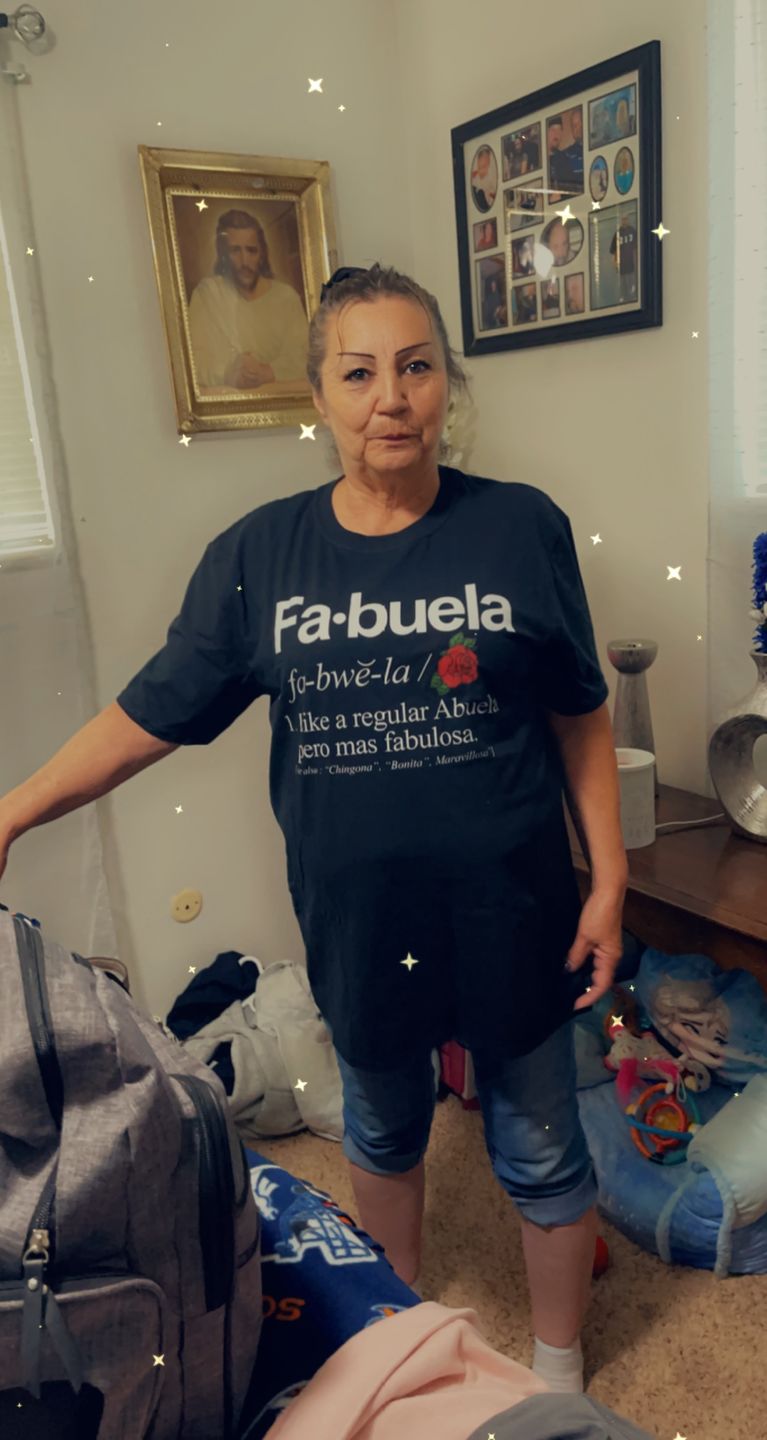 Customer photo review of Fabuela Fabulosa Abuela T-Shirt