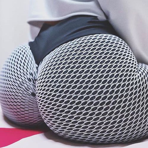 Customer photo review of GYMKARTEL® NEW ANTI-CELLULITE AND PUSH UP LEGGINGS - WHITE