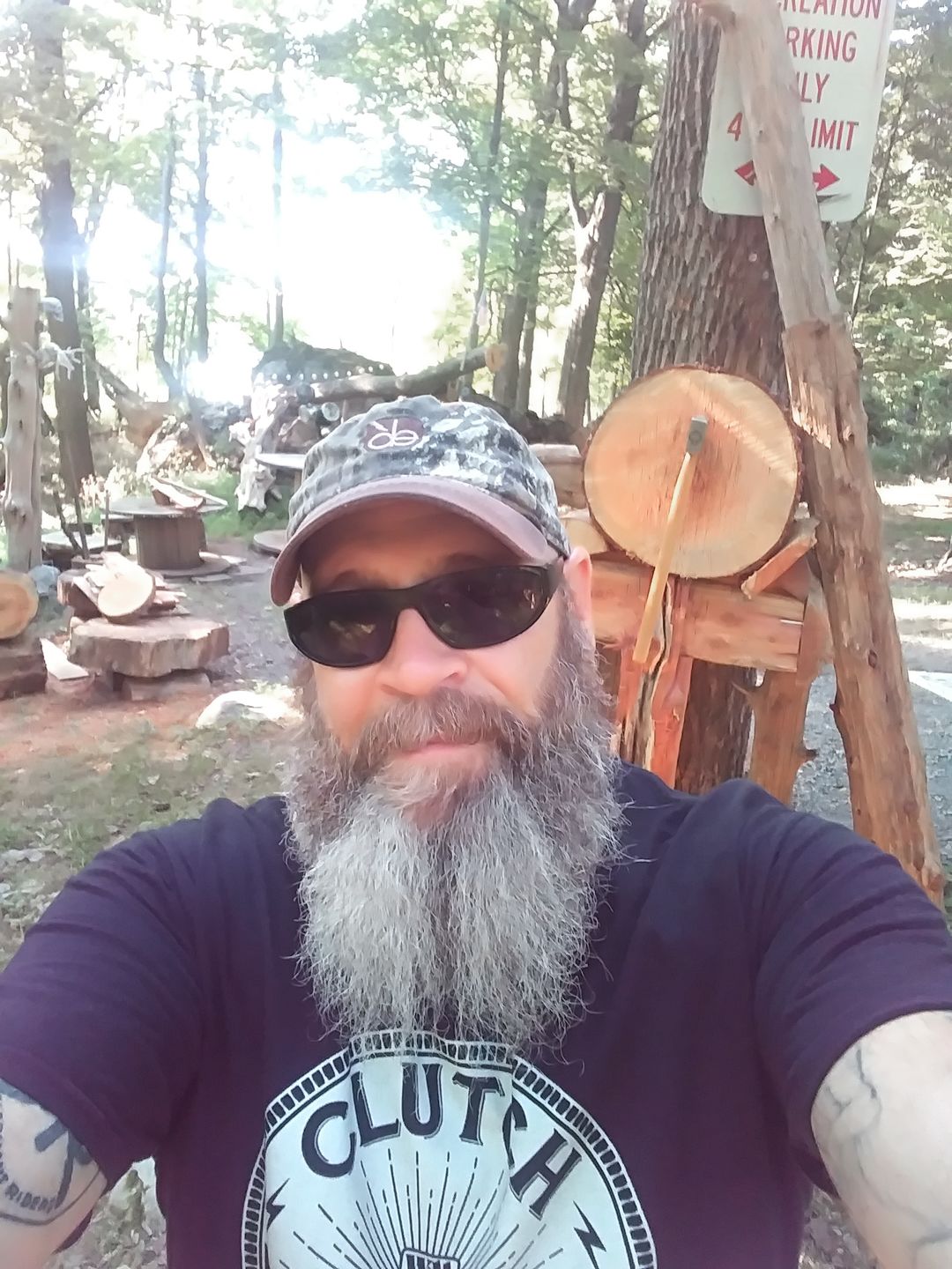 Customer photo review of Ace of Spades Throwing Axe