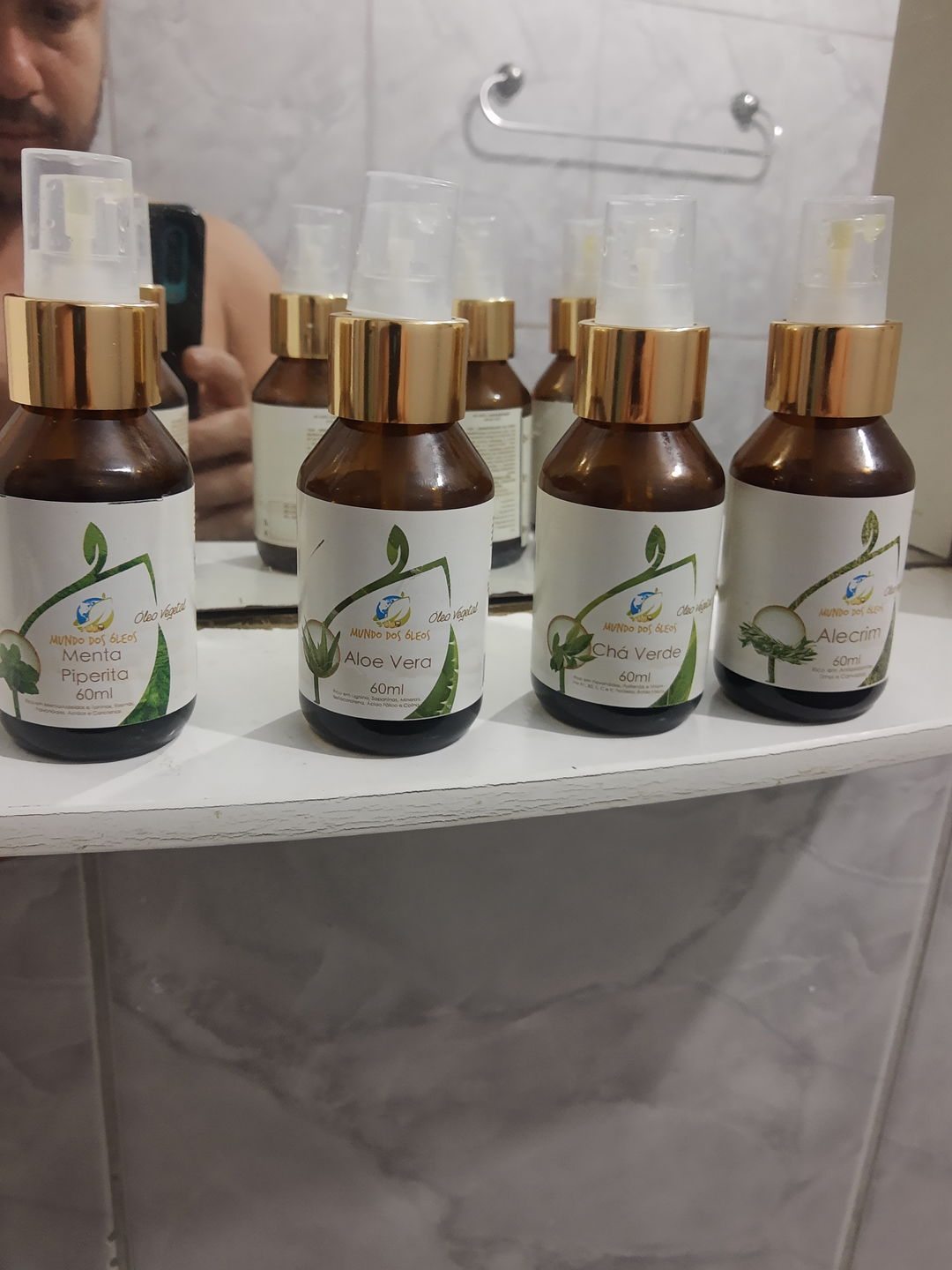 Customer photo review of Óleo de Alecrim