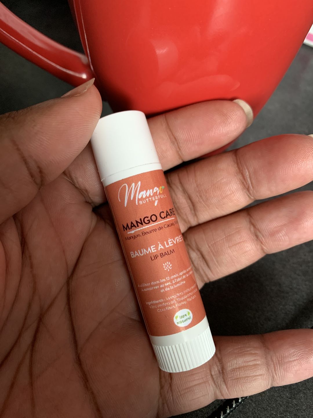 Customer photo review of Baume à lèvres