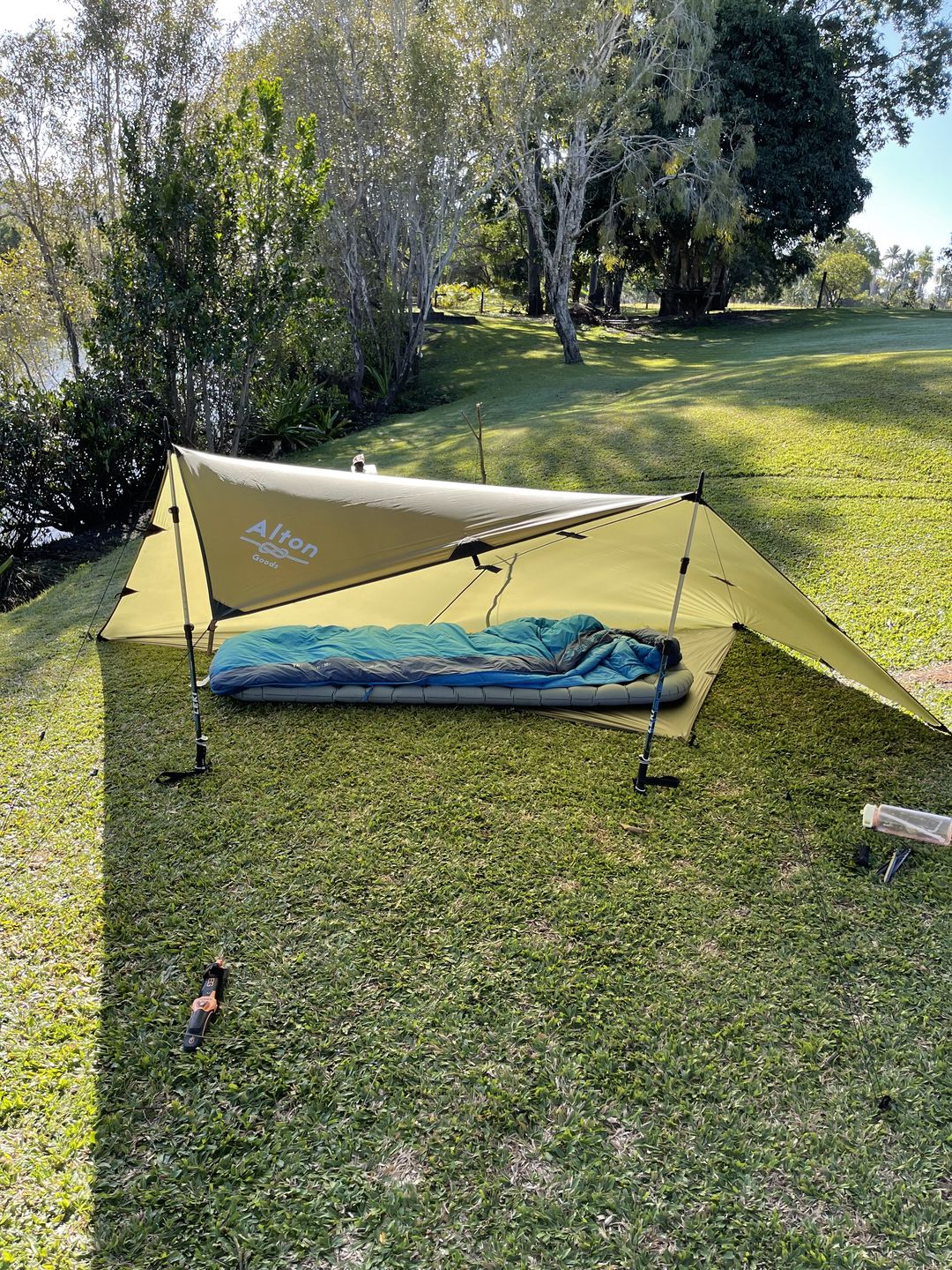 Customer photo review of Ultralight Titanium Grill
