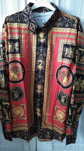 Customer photo review of Fashion Baroque Floral Royal Shirts