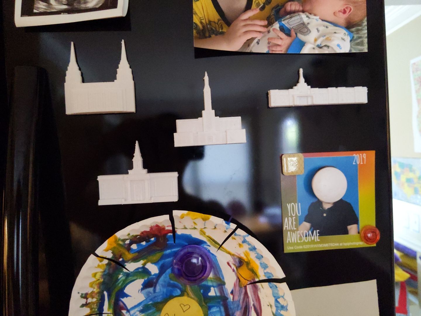 Customer photo review of 5 Temple Magnets - Gift Ready