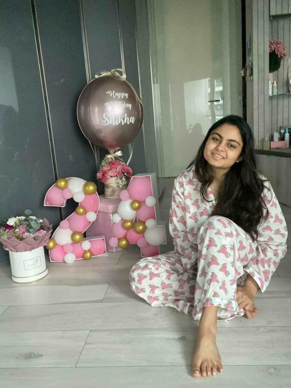Customer photo review of Unicorn Soft Cotton Pajama Set