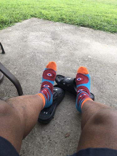 Customer photo review of The New Afrisocks Collection