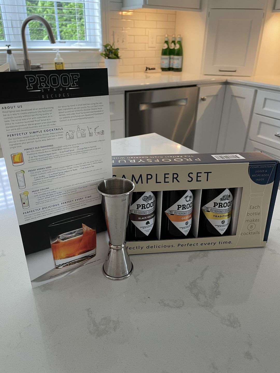 Customer photo review of Old Fashioned Cocktail Syrup Mini Set