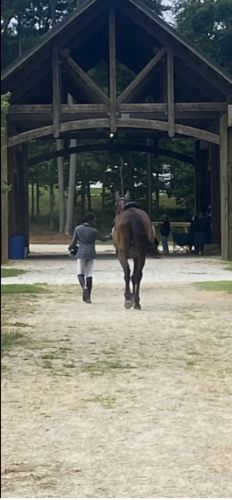 Customer photo review of HR Farm Women's Competition Jacket Horse Riding Show Coat