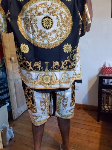 Customer photo review of Luxury Royal Paisley Print Shirt