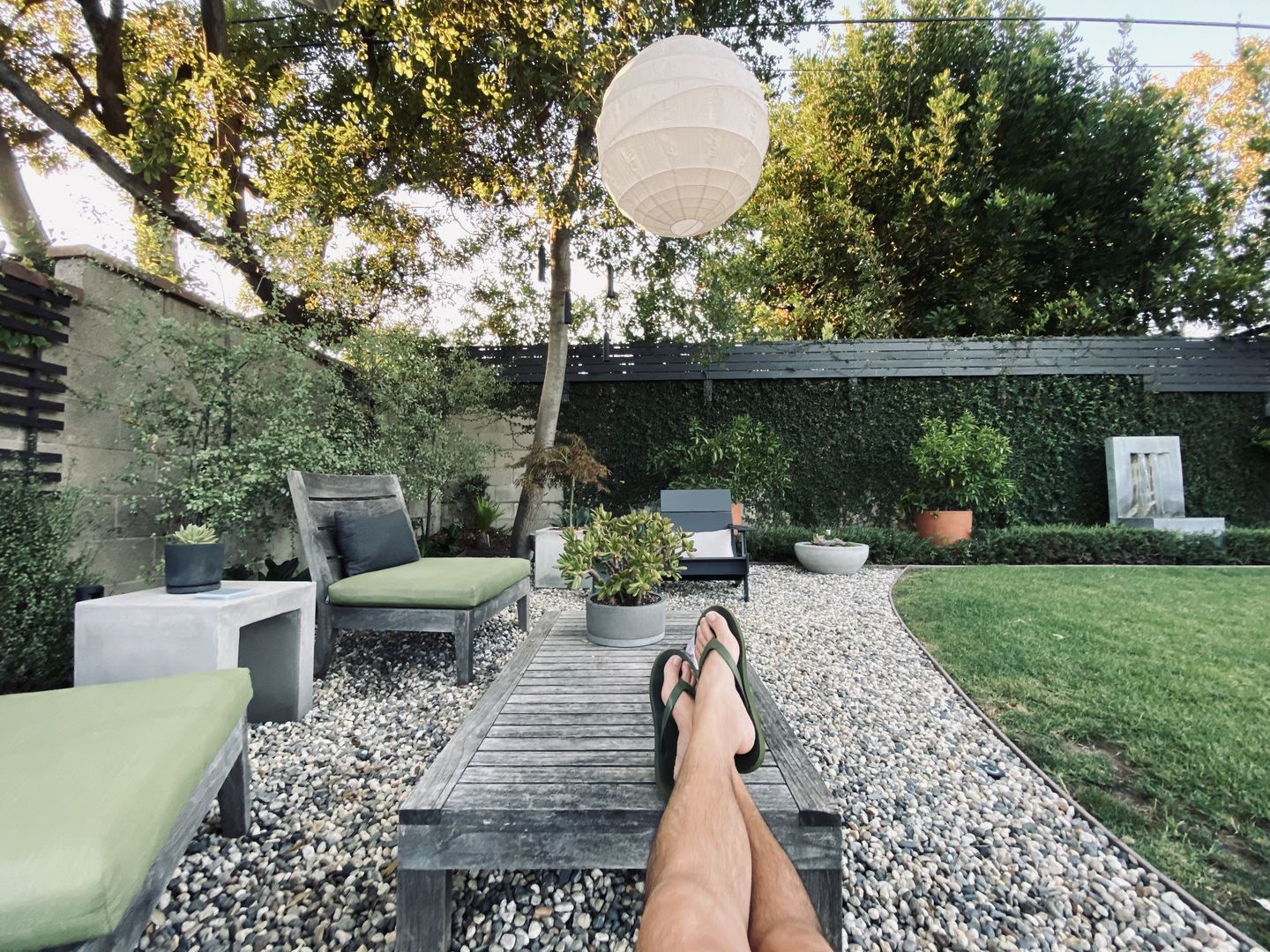 Customer photo review of 30" White Jumbo Round Paper Lantern, Crisscross Ribbing, Chinese Hanging Wedding & Party Decoration