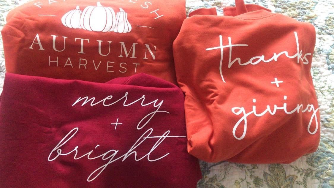 Customer photo review of Merry And Bright White Script