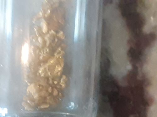 Customer photo review of *New* 2020 NUGGET RESERVE 'CLUNKER' Gold Paydirt Panning Unsearched