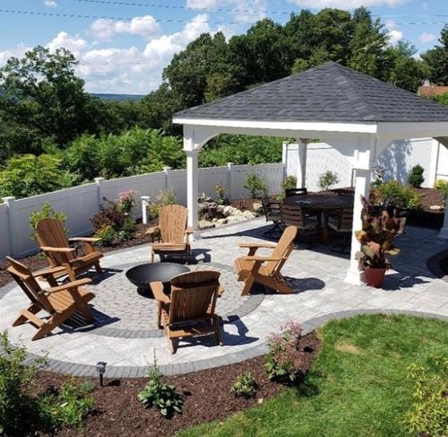 Customer photo review of DuraWeather Poly&reg; King Size Folding Adirondack Chair - Exclusive Wood Grain Poly-resin