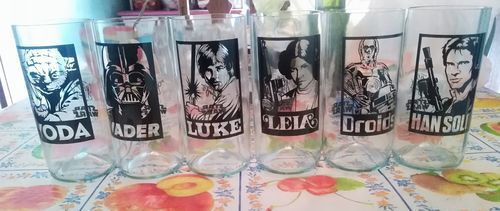 Customer photo review of Vasos Star Wars - A New Hope - Juego de 6 Vasos