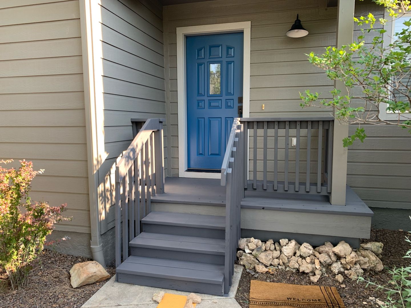 Customer photo review of Clear 1 Lite Glass and Frame Kit (9 Panel Lite 7.5" x 18.5" Glass Size)