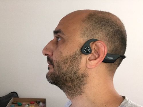 Customer photo review of Bone Conduction Bluetooth Headphone for Sports S2