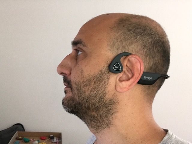 Customer photo review of Bone Conduction Bluetooth Headphone for Sports S2