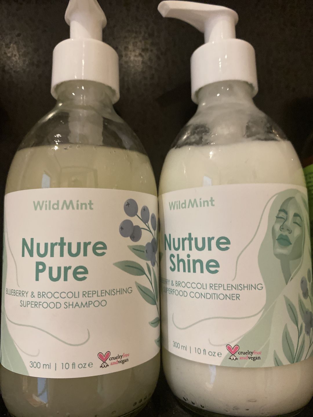 Customer photo review of Nurture Hair Duo