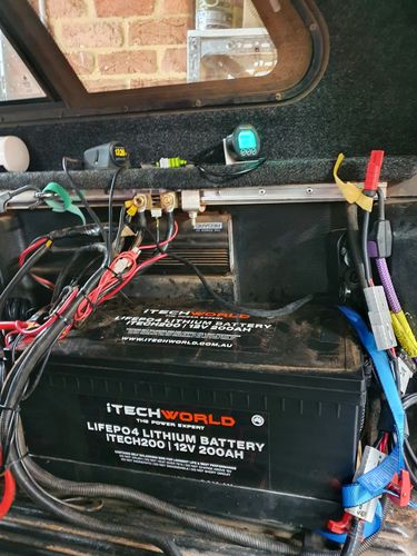 Customer photo review of iTECH200 12v 200Ah Lithium Ion Battery - LiFePO4 Deep Cycle Camping RV Solar