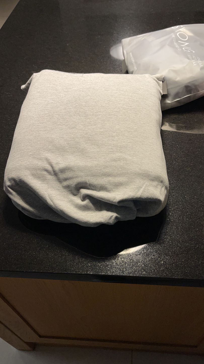 Customer photo review of Soft Grey Duvet Cover Set