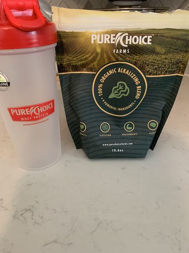 Customer photo review of Pure Choice Farms - 100% Organic Alkalizing Blend