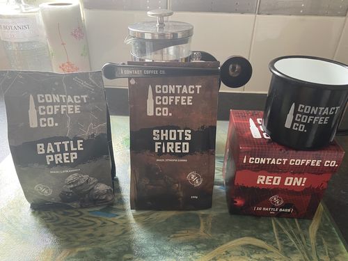 Customer photo review of Red On! Battle Bags (100,300)