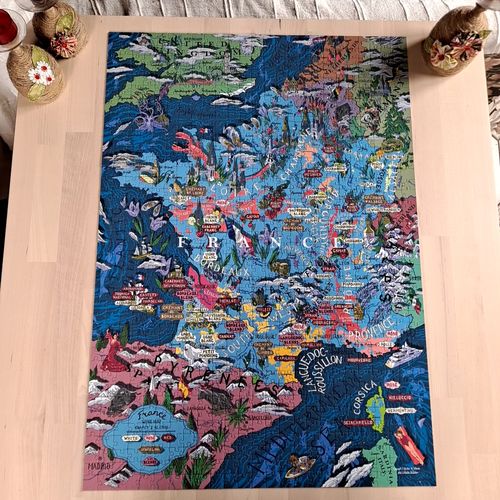 Customer photo review of Wine Puzzle - France