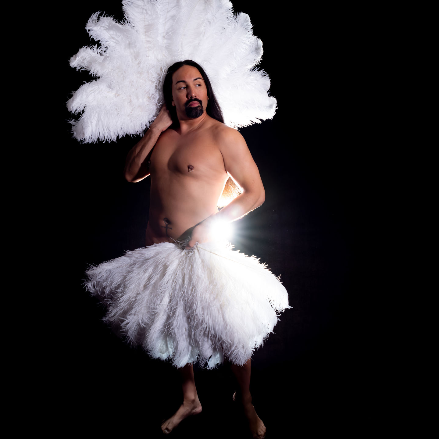 Customer photo review of Romance Burlesque Fan - Double Layer