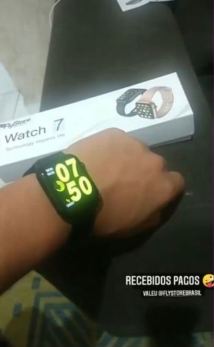 Customer photo review of Iwo Infinity Watch SERIES 7  + [ 5 BRINDES ] 12x Frete Grátis