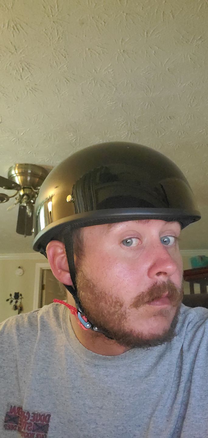 Customer photo review of Smallest Beanie Half Helmet