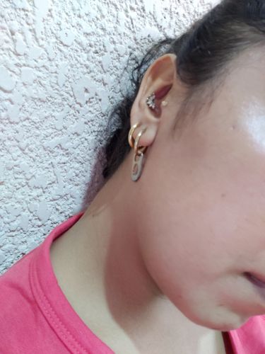 Customer photo review of Piercing de Corazón Titanio
