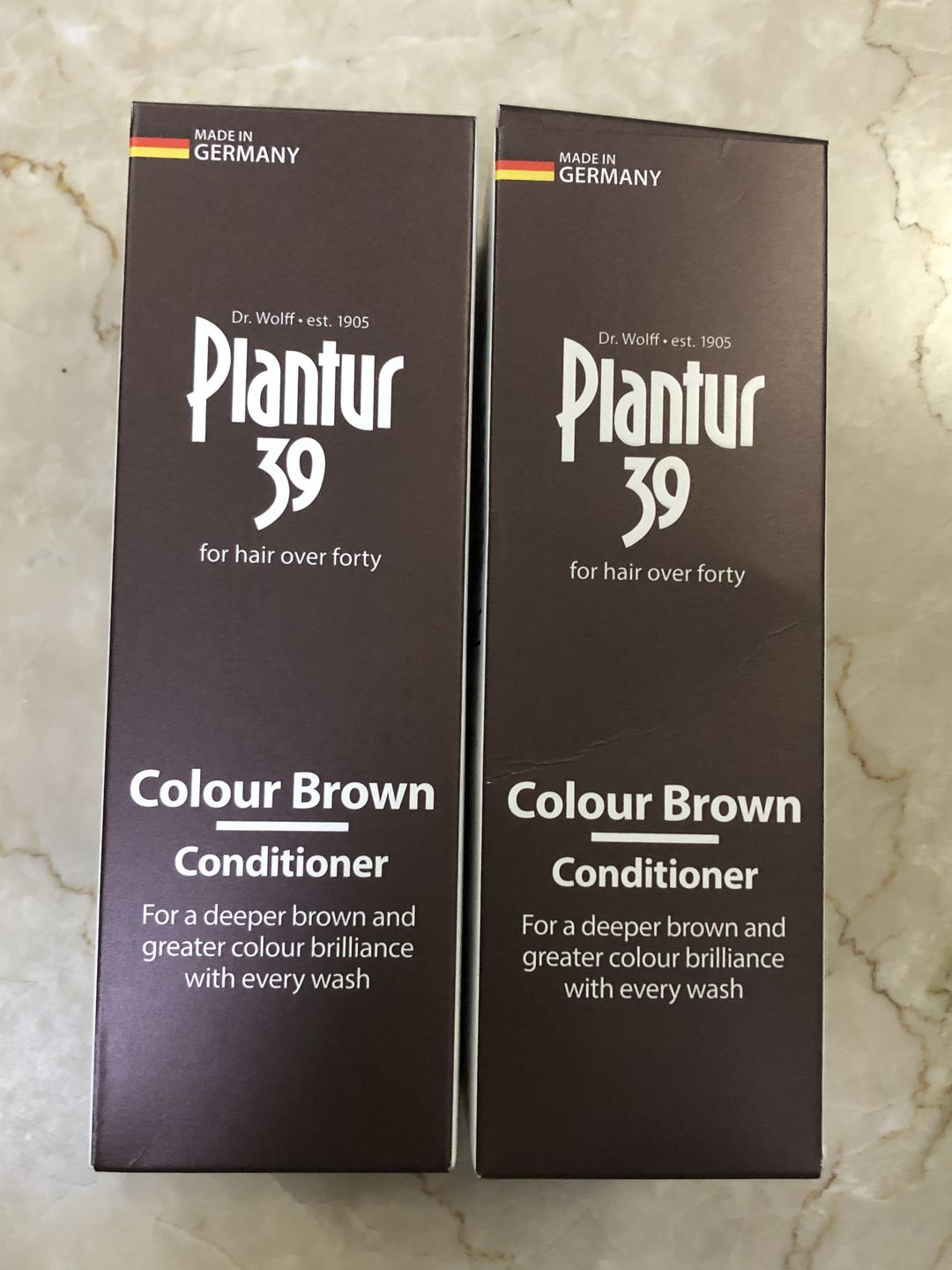 Customer photo review of Plantur 39 Colour Brown Colour Conditioner (150ml)