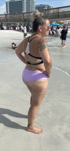 Customer photo review of 'Empower' Mid Rise Cheeky Bikini Bottom