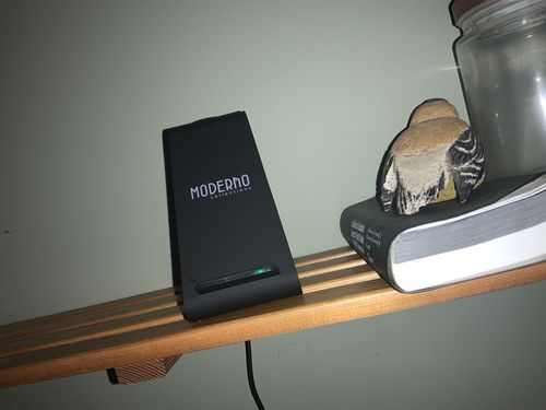 Customer photo review of Premium 3 in 1 Fast Wireless Charging Stand for iPhone, Apple Watch & AirPods