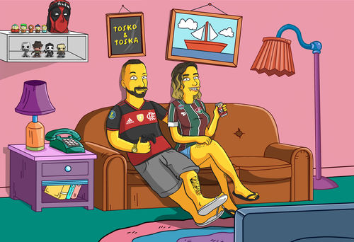 Customer photo review of RETRATO EM ARQUIVO DIGITAL FAMILIA AMARELA