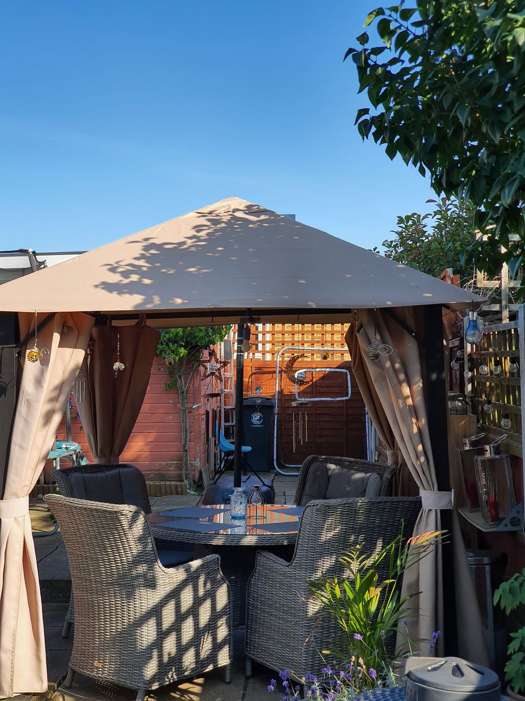 Customer photo review of Venice Garden Gazebo Canopy