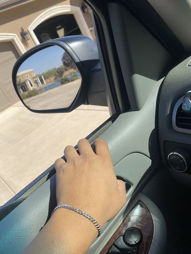 Customer photo review of Cuban Chain Bracelet - Silver