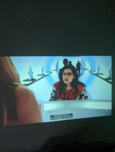 Customer photo review of Mini Projector